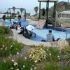 Fletcher Cove playground with basketball court, picnic area, viewpoint, and the beach access. Less than a 5 minute walk from Surfsong.